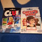 Clue & Guess Who Card Game Hasbro Gaming New/Sealed , great family fun