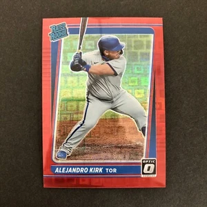 Alejandro Kirk 2021 Donruss Optic Rated Rookie Card #63 Red Pandora Prizm /99 RC - Picture 1 of 2