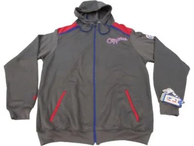 Los Angeles Clippers Mens L-XL-2XL-3XL-4XL-Tall Majestic Full Zip Jacket Hoodie - Image 1 of 4