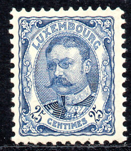 Luxemburg 1906, Höchstwert des Satzes, postfrisch MNH, FSPL geprüft. (2 Fotos)