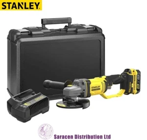 STANLEY FATMAX V20 18v CORDLESS ANGLE GRINDER, 4.5in. 115mm - SFMCG400D1KQ-GB