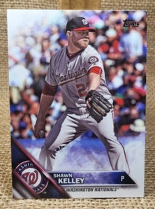 2016 Topps Update Shawn Kelley Baseball Card US188 Nationals FREE S&H A8