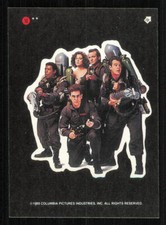 1989 Topps Ghostbusters II Stickers #10 Ghostbusters Team with Dana