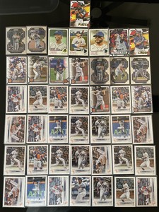 2022 Baseball Card Team Lot New York Mets Topps, Bowman, Heritage, Prizm