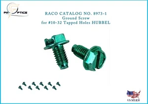 CATÁLOGO RACO Nº Tornillo de tierra 8973-1 para buje de orificios roscados #10-32 - Imagen 1 de 4