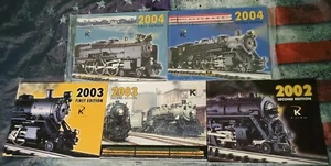 K-Line Toy Trains 2002 2003 2004 First & Second Edition Catalog Magazine Model - Picture 1 of 12