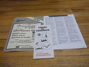 DUNCAN OVERGLAZE INFO GUIDE, ORTON KEGEL FÜR KERAMIK, GLOSSAR KERAMIKBEGRIFFE - Bild 1 von 8