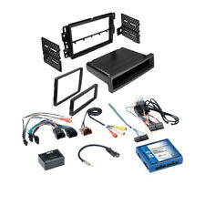 Car Radio install dash kit w/ OnStar®-chimes-BOSE Harness for 2008-13 Silverado