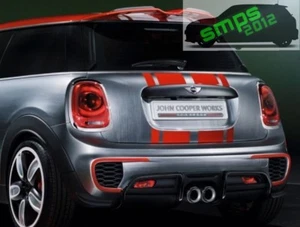 Mini F56 Rear Concept JCW Decal Kit Cooper S F57, F55 *SMPS2012* Chilli Red