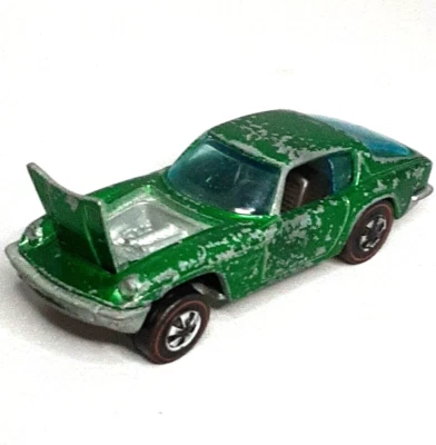 Hot Wheels Redline Maserati Mistral 1969 verde gris Inter. Hecho en Hong Kong Foto 1 de 4
