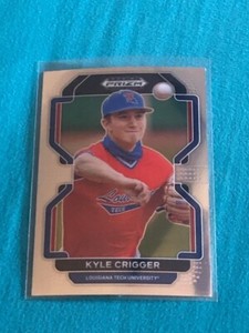 1023-3 2022 Panini Prizm Draft Picks Kyle Crigger Louisana Tech University