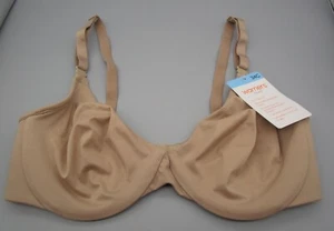WARNER'S~34C-RK1041A~Beige Cloud 9 Super Soft Unlined Underwire Contour Bra - Picture 1 of 6