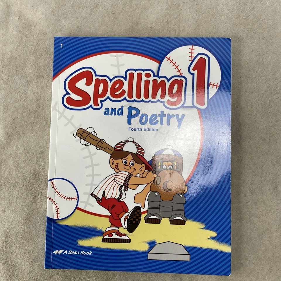 Abeka- Spelling and Poetry 1 -Fourth Edition Student Book Workbook Homeschooling - Image 1 of 4
