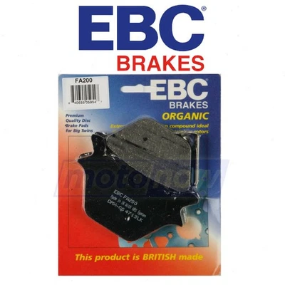 EBC Rear Organic Brake Pads for 1996-1999 Harley Davidson XL1200C Sportster bt Foto 1 de 4