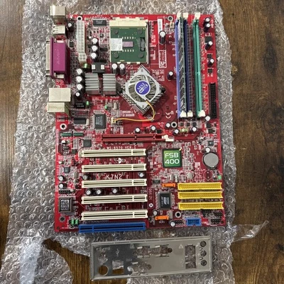 MSI Mainboard K7N2GM-L Sockel 462 AMD CPU mit CPU und RAM  - Bild 1 von 4