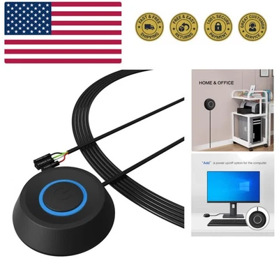 PC Power Button Desktop PC Computer Case Power Switch On Off HDD Push Compute... - Image 1 of 4