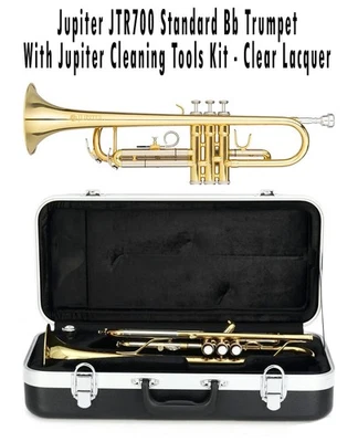 Trompeta Jupiter JTR700 Estándar Bb con Kit de Limpieza Júpiter - Laca Transparente Foto 1 de 3