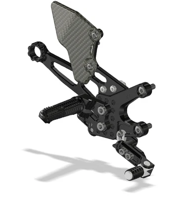 CONJUNTOS TRASEROS ATTACK PERFORMANCE APRILIA RSV4 / TUONO V4 2017-2025 negro Foto 1 de 2