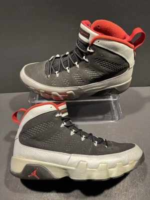 Zapatillas Air Jordan 9 Retro Johnny Kilroy Talla 13 Negro Gris Rojo Zapatos Usados Foto 1 de 4