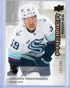 2024-25 U.D. PREMIER Hockey ROOKIES #139/399 Seattle Kraken Logan Morrison - Picture 1 of 2
