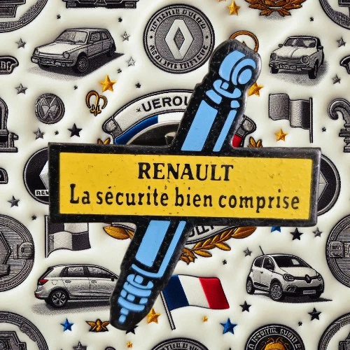 Sammler Pin - KFZ/AUTO - RENAULT "La Securite" - Top-Zustand - Bild 1 von 1