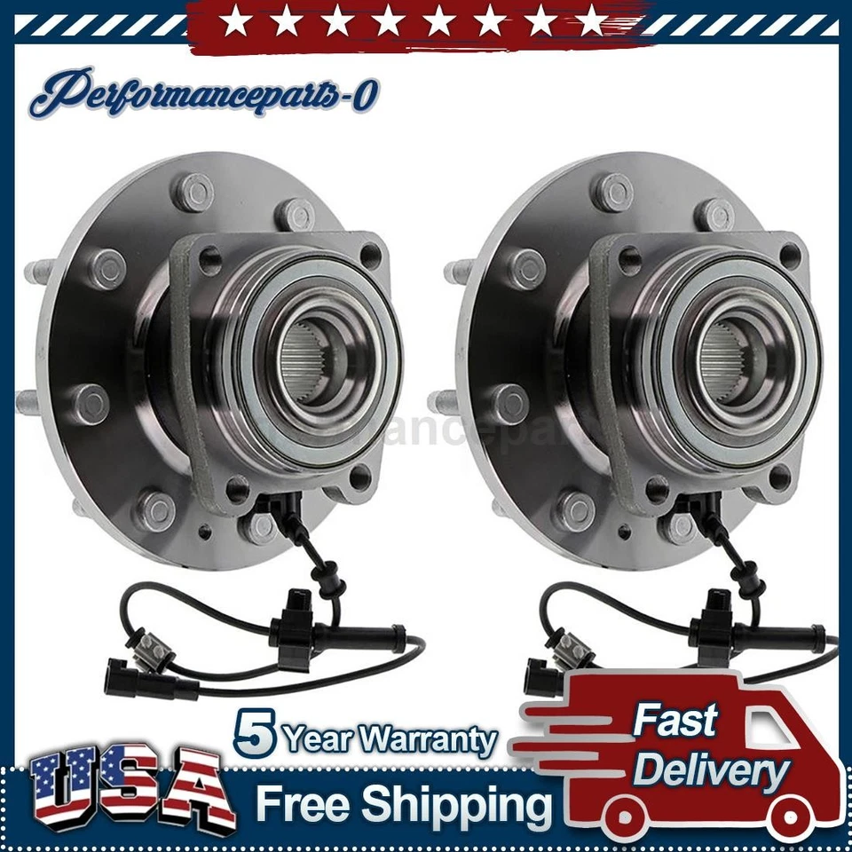 Conjunto de cojinete y buje de rueda delantera para Chevrolet Silverado 2500 HD 2011-2019 Foto 1 de 4