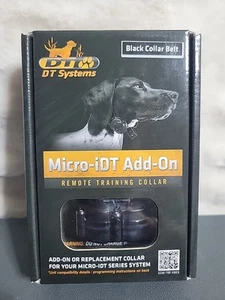 DT Systems Micro-iDT PLUS Add-On Collar Dog Receiver Black MAXX-Range 360° - Picture 1 of 2