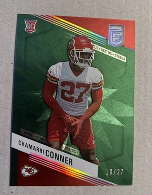 2023 Panini Donruss Elite Chamarri Conner Rookie RC Green Status FOTL  /27 - Image 1 of 2