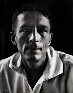 1927/63 Vintage ANSEL ADAMS Poet ROBINSON JEFFERS Literature Photo Gravure Art - Picture 1 of 1