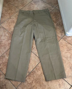 NWOT Craftsman Twill Pants With Flat Front Khaki Men's 38 x 32 Side Leg Pocket - Picture 1 of 5