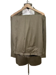 H Freeman & Son bespoke 2 Piece Suit Mens 56L  46X33   Gray Plaid Vintage - Picture 1 of 14