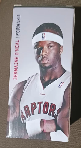 Jermaine O’Neal Toronto Raptors bobblehead - New in Box Cover