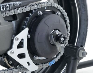 R&G Spool Style Rear Axle Sliders / Protectors For Triumph Speed Triple / R / S - Picture 1 of 6