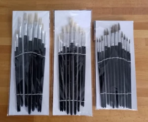 30pc Model Scenery Painting Brush Kit Set For Airfix Hornby Hobby Modellers New - Picture 1 of 4