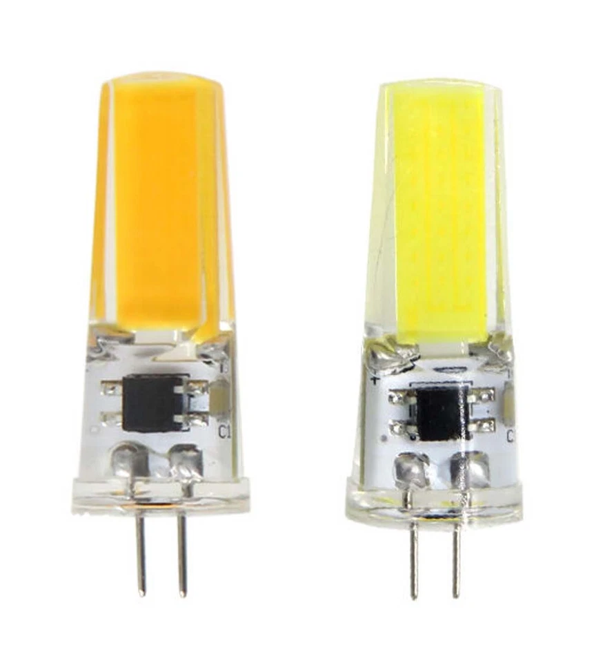 10x 5W COB G4 Bi-pin Led Dimmable bulb White Warm AC 110V Chandelier light Lamp - Image 1 of 4