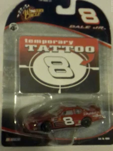 Winners Circle Dale Earnhardt Jr. Sock Car #8 Temporary Tattoo 1:64 scale - Picture 1 of 3
