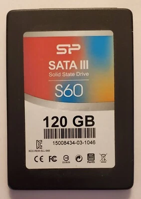 SP SATA III S60 120GB SSD Solid State Drive - Image 1 of 3