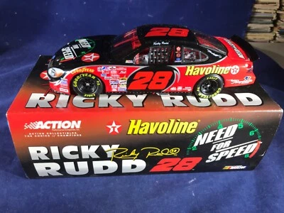 Q-11 RICKY RUDD #28 TEXACO HAVOLINE / NEED FOR SPEED 2001 FORD TAURUS DIE CAST - Image 1 of 4
