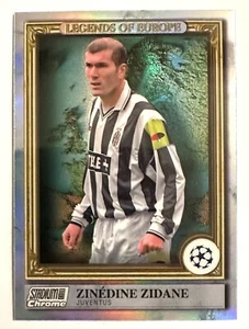 TOPPS 2023 STADIUM CLUB CHROME : ZINEDINE ZIDANE JUVENTUS LEGENDS OF EUROPE - Picture 1 of 3