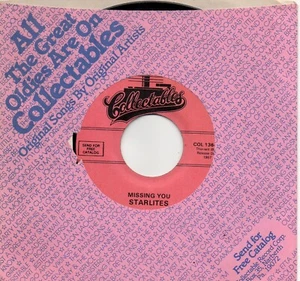 STARLITES - MISSING YOU / GIVE ME A KISS - Picture 1 of 1