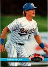 1991 Stadium Club Robin Yount #509 Milwaukee Brewers Baseball Card Hall of Famer
