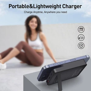 22.5W 10000mAh Magnetic Power Bank Wireless Fast Charging Power For iPhone 16 15 - Picture 1 of 19
