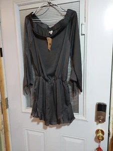 Wishlist Long Sleeve Romper Size Large Charcoal - Picture 1 of 3