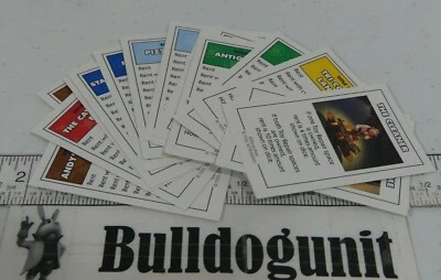 2018 Monopoly Toy Story Board Game Replacement All 18 Deed Cards Parts Only - Image 1 of 3