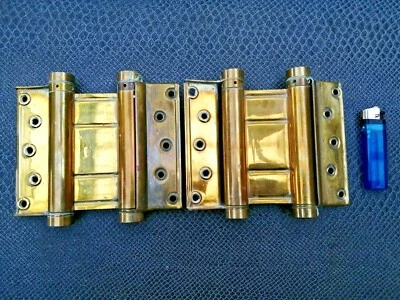 anciennes paire de grosses charnières de volet super qualité marque Brivettato - Photo 1/4