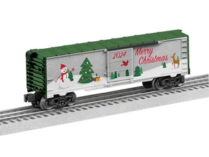 Lionel 2428070 O 2024 Christmas Box Car - Picture 1 of 1