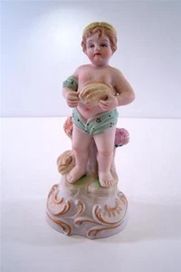 UCAGCO CHINA OCCUPIED CHINA PORCELAIN CHERUB FIGURINE PERFECT! - Picture 1 of 1