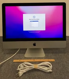 Apple iMac A1418 BTO/CTO 2015 4K 21.5" AIO i7-5775R 16GB 512GB SSD, As Is w/Cord - Picture 1 of 5