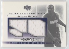2003 Upper Deck Ultimate Collection Dual Game Jersey /100 Antoine Walker #AW-2J