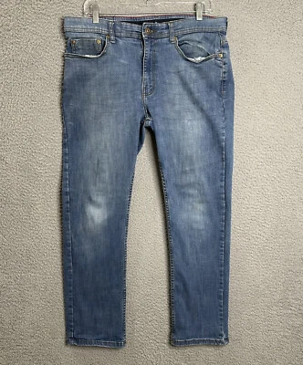 Nat Nast Luxury Jeans Men's 34x30 Blue Denim Med Wash Straight Leg Stretch - Image 1 of 4